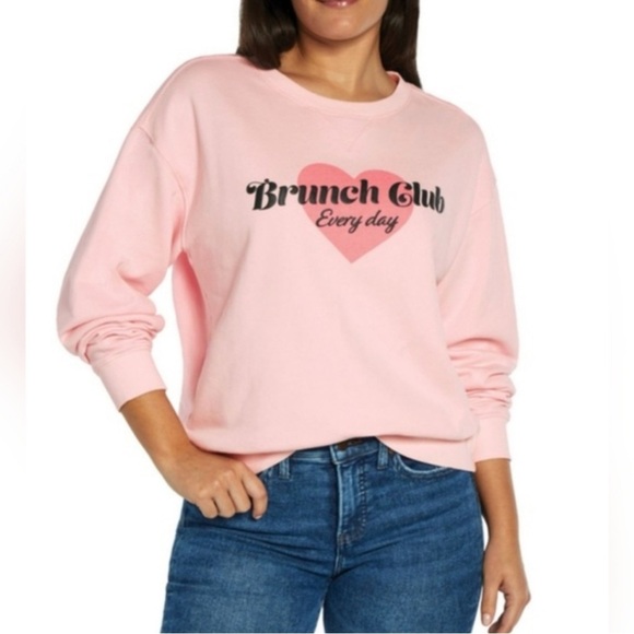 Wildfox Brunch Club Graphic Crewneck - Picture 1 of 4